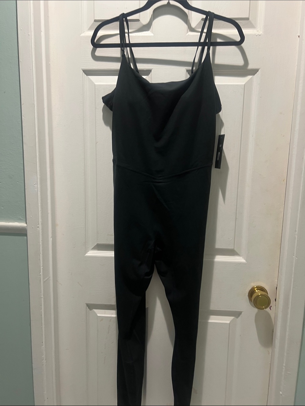 Fabletics Booty Scrunch PureLux V-Back Jumpsuit NWT